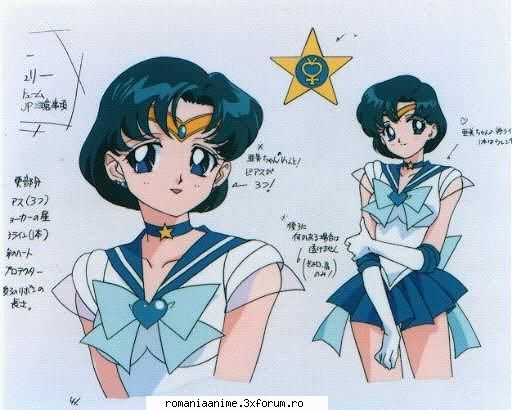 Ami Mizuno - sailor mercury, desteapat si frumoasa si timida - ♣ Sailor Moon ♣