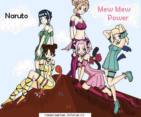ce tari sunt toate :d
naruto + mew mew power anime-uri combinate
