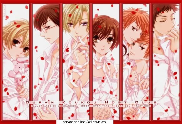 o-ouran high school host club anime alfabet
