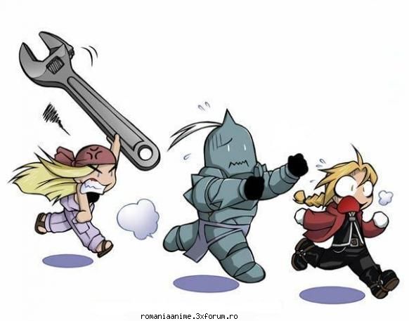 Poze amuzante din FMA - Da doar ca nu e completa iata poza originala - ♣ Full Metal Alchemist ♣