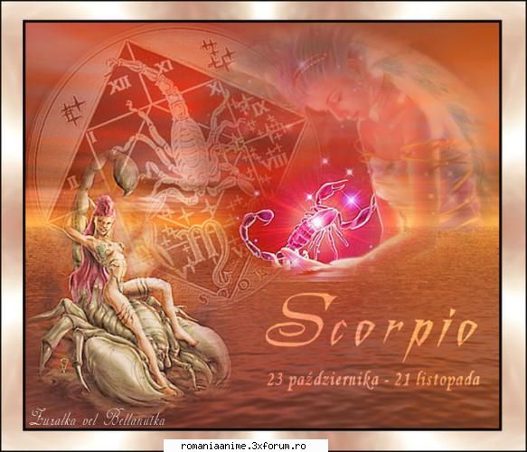 Zodiac european - eo sunt scorpion - � Astrologie �