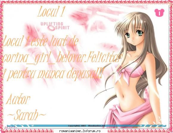 concurs (inchis) - ~Sarah~ - Θ Recycle Bin/Subiecte inchise Θ