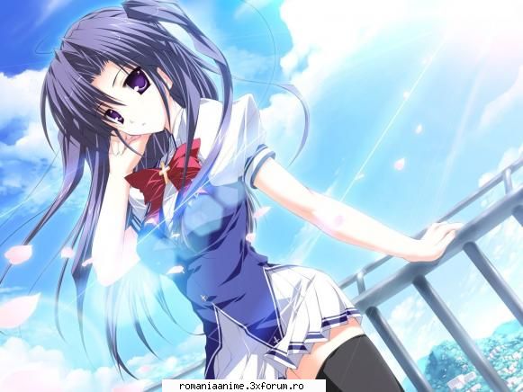 pe un pod fete anime